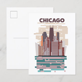 Chicago Invitation Postcard