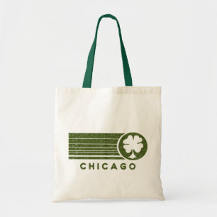 Chicago Irish Four Leaf Clover Tote Bag