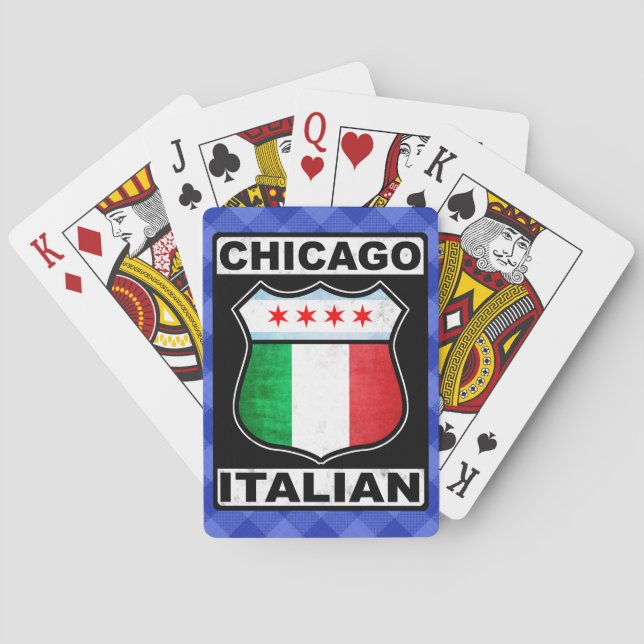 Chicago Italian American Card Deck (Back)