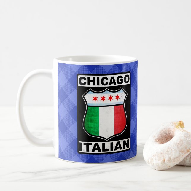 Chicago Italian American Mug (With Donut)