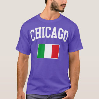 Chicago Italian Italy Italiano Italia Flag T-Shirt