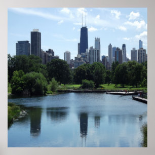 Chicago John Hancock Centre Poster