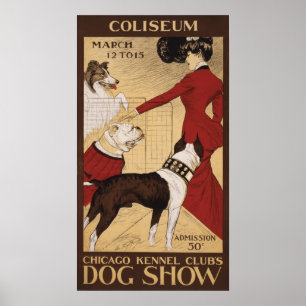 Chicago Kennel Club's Dog Show 1902 Poster