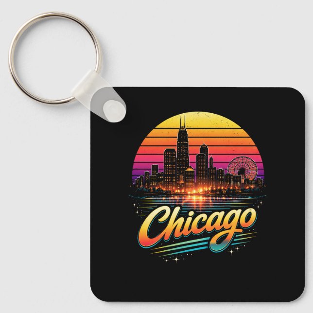 Chicago Key Ring (Front)