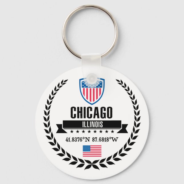 Chicago Key Ring (Front)