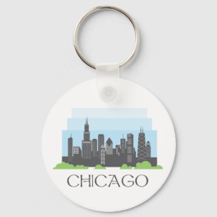 Chicago Key Ring