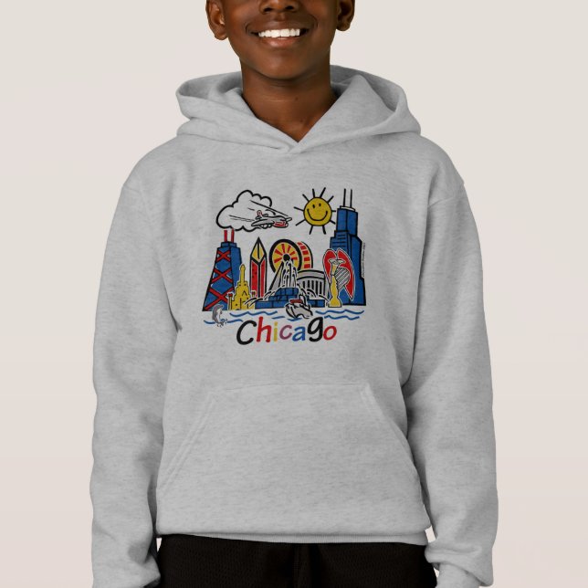 Chicago Kids Cute Skyline (Front)