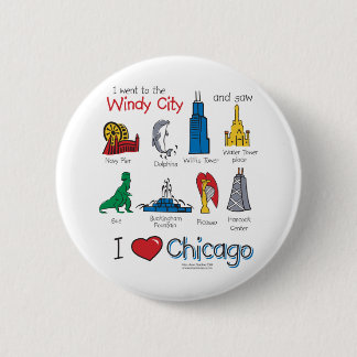 Chicago--kids-Icons-NEW-[Co 6 Cm Round Badge