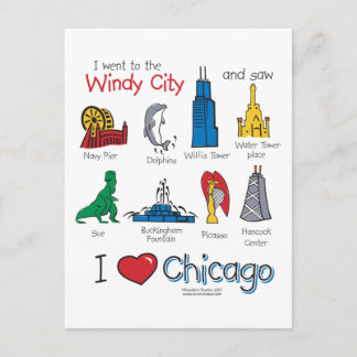 Chicago--kids-Icons-NEW-[Co Postcard