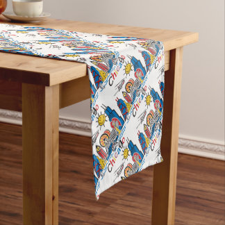 Chicago Kids Skyline Short Table Runner