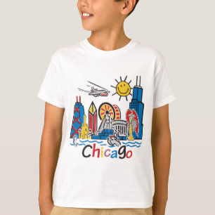 Chicago Kids Skyline T-Shirt