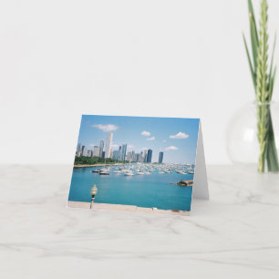 Chicago Lakefront Skyline Card