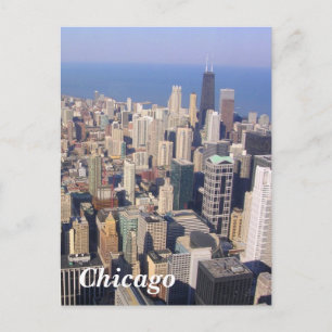 Chicago landscape postcard
