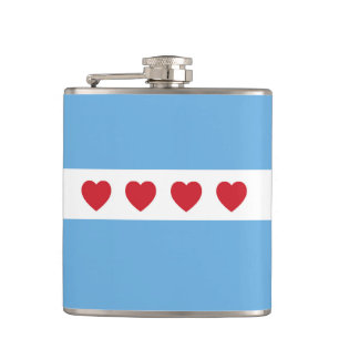 Chicago Love Flask