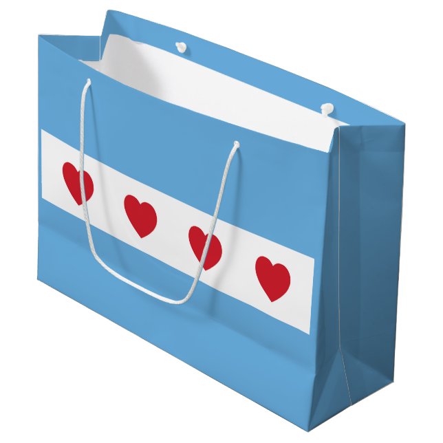 Chicago Love | Gift Bag | Large (Front Angled)