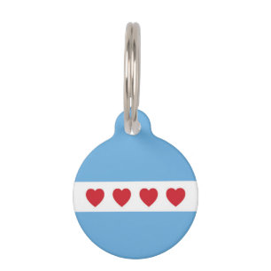 Chicago Love Pet ID Tag Customise
