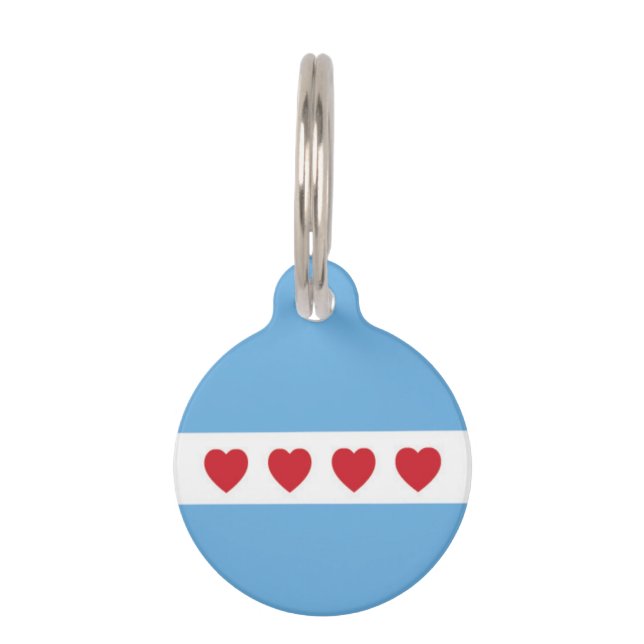 Chicago Love | Pet ID Tag | Customise (Front)