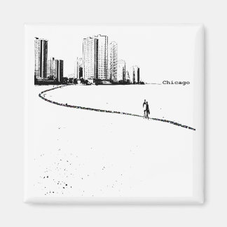 Chicago Lovers VIntage magnet