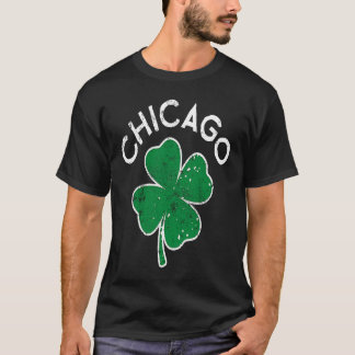 Chicago Lucky C St Patrick's Day Distress T-Shirt