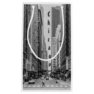 Chicago Madison Street Grayscale Gift Bag