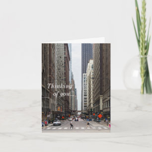Chicago Madison Street Thinking Of You Card