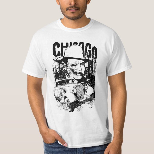 Chicago Mafia Vintage T-Shirt (Front)