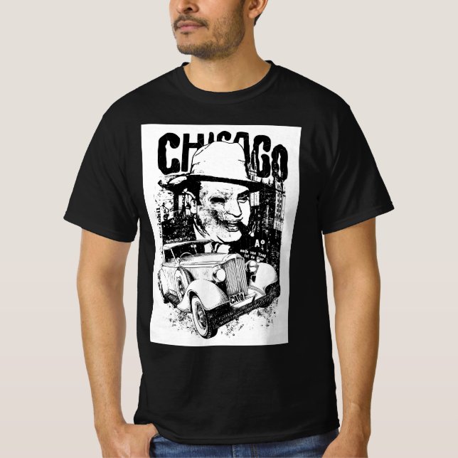 Chicago Mafia Vintage T-Shirt (Front)
