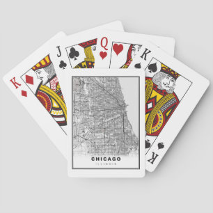 Chicago Map Playing Cards