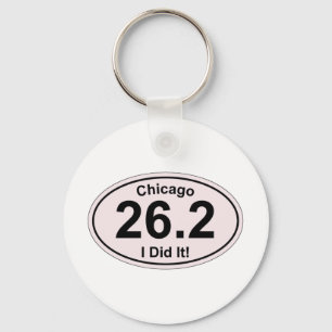 Chicago Marathon Key Ring
