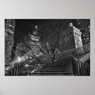 Chicago Michigan Ave Poster