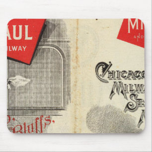 Chicago Milwaukee and St Paul Railway Mouse Mat