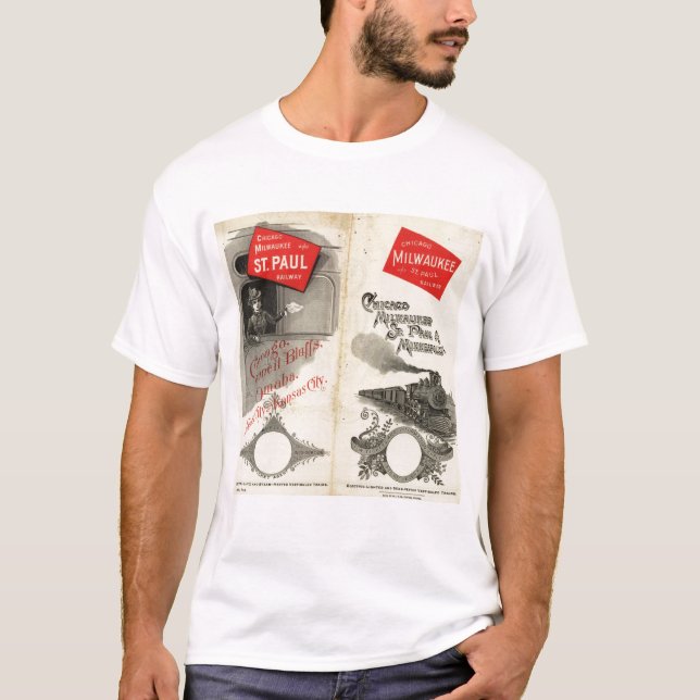 Chicago Milwaukee and St Paul Railway T-Shirt (Front)
