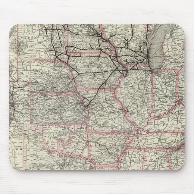 Chicago Milwaukee and St Paul Ry and connections Mouse Mat (Front)