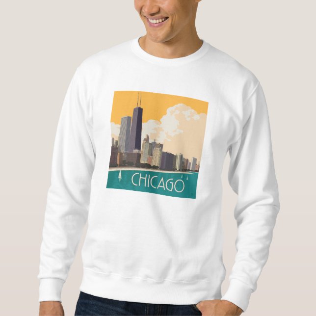 Chicago | Modern Skyline Sweatshirt (Front)
