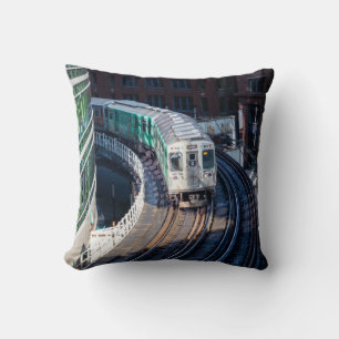 Chicago Morning Train Cushion