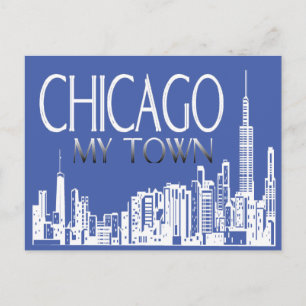 Chicago My Town Postcard