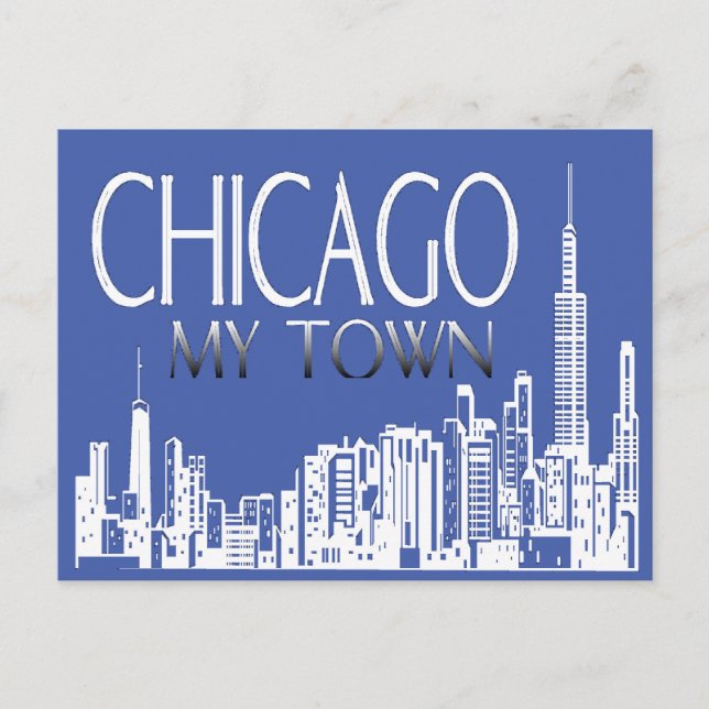 Chicago My Town Postcard (Front)
