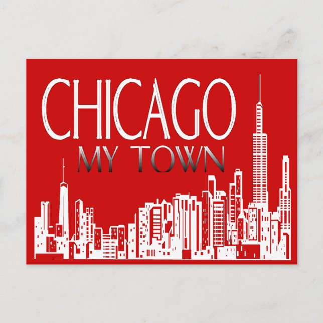 Chicago My Town Postcard (Front)