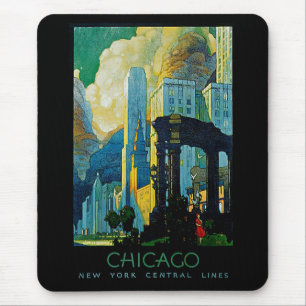 Chicago ~ New York Central Lines Mouse Mat
