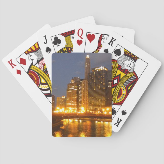Chicago Nights Playing Cards (Back)