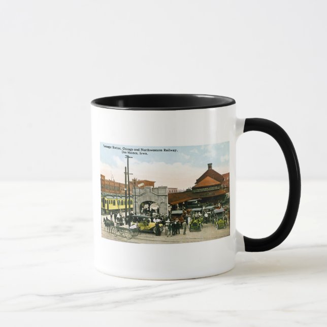 Chicago & Northwestern Railway, Des Moines, Iowa Mug (Right)