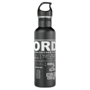 Chicago O'Hare International Airport ORD 710 Ml Water Bottle