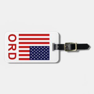 Chicago ORD Luggage Tag (add your contact info)