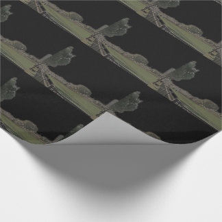 Chicago Park Dark Highlights Wrapping Paper
