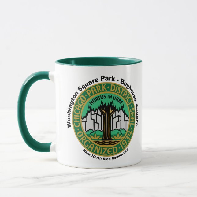 Chicago Park District, Washington Square Park Mug (Left)