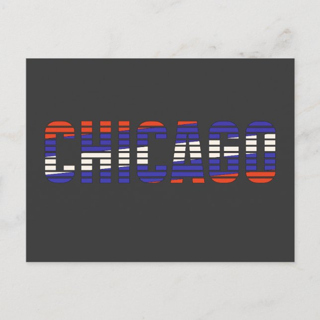 chicago patriotic post card (Front)