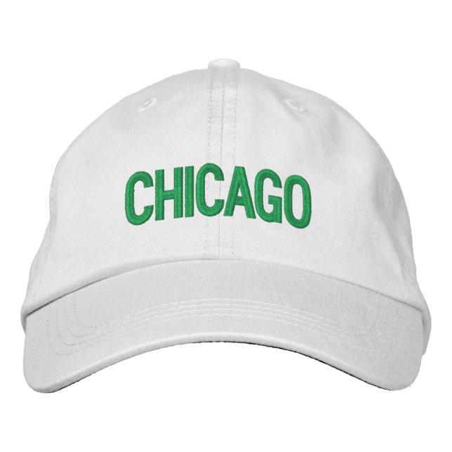 Chicago Personalised Adjustable Hat (Front)
