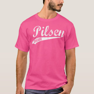 Chicago Pilsen Neighbourhood Vintage Design T-Shirt