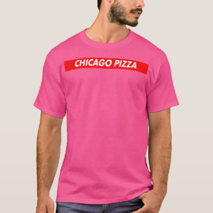 Chicago Pizza Red Box Logo Funny T-Shirt
