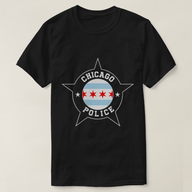 Chicago Police T Shirt  CPD493 (Design Front)